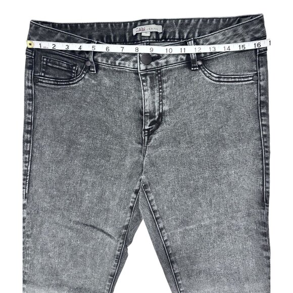 Cabi Womens Slim Fit Black Denim Jeans Size 10 - Picture 3 of 7